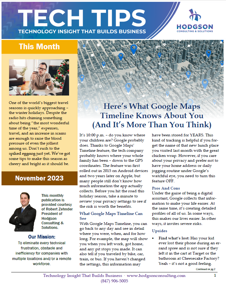 Newsletters Hodgson Consulting & Solutions