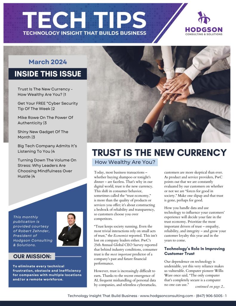 Newsletters Hodgson Consulting & Solutions